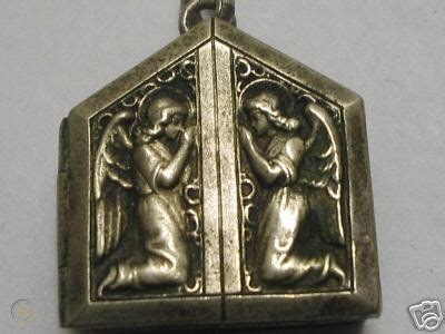 rare ANTIQUE locked ORATORY medal WITH rosary | #21005143