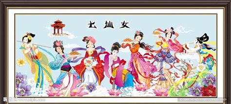 仙女先遣图图片
