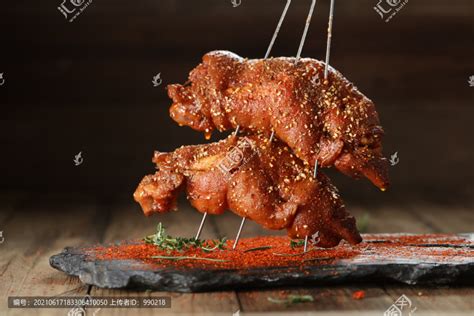 烤猪手,中国菜系,食品餐饮,摄影素材,汇图网www.huitu.com