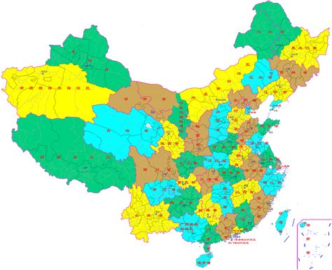 中国行政区划图_文档下载