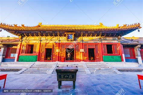 历史古典风格元素北京雍和宫高清图片下载-正版图片501992125-摄图网