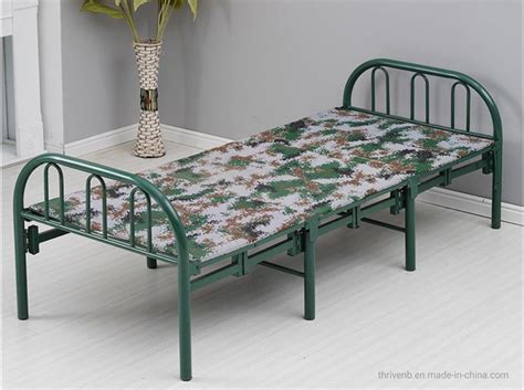 Buy LUSTER Magic Smart Base Niwar Bed Folding Single Metal Bed, Guest ...