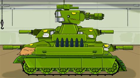 坦克世界动画：kv44大战德军多利安坦克，苏联工程车建造超级坦克！坦克动画_腾讯视频