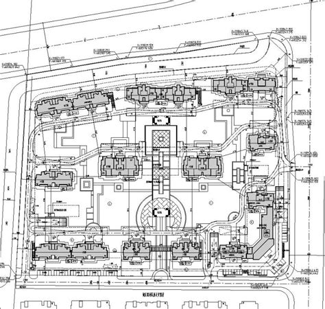 [浙江]天水居住区建筑施工图设计（CAD）-居住建筑-筑龙建筑设计论坛