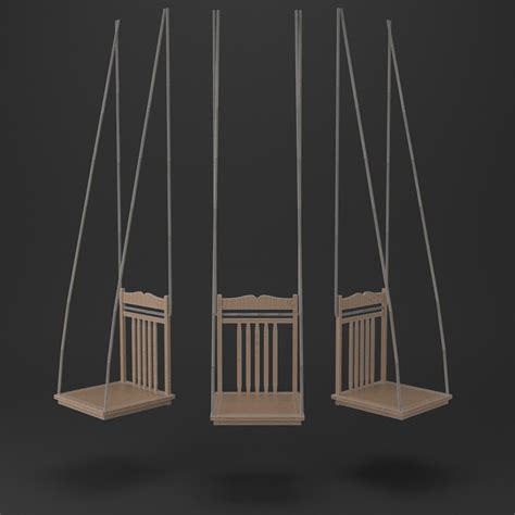 3D Upcycled Chair Swing - TurboSquid 1186772
