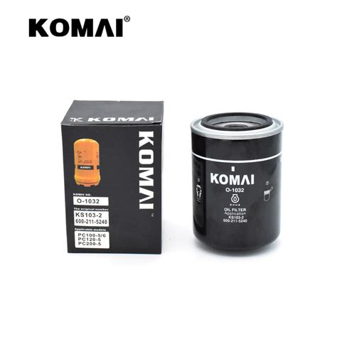 Oil Filter 4115059 For Komatsu PC100-5 PC100-6 PC120-5 600-211-5241 600 ...
