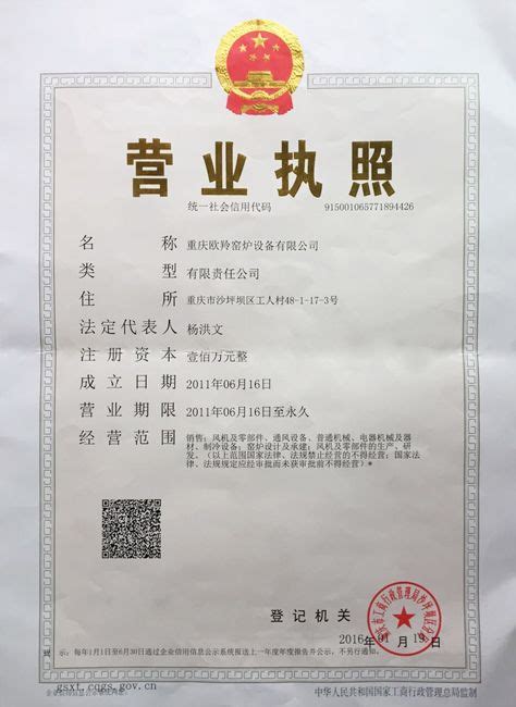 陕西首张“跨省”企业营业执照发放