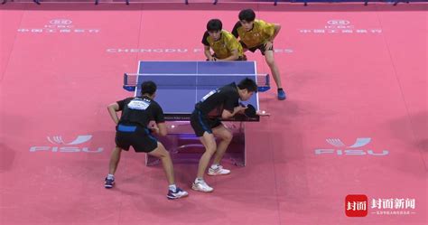 太燃了！大运会乒乓球男双夺冠 中国队逆风翻盘战胜日本队