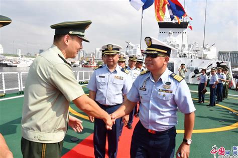 中国海警舰艇首次访问菲律宾-新闻中心-温州网