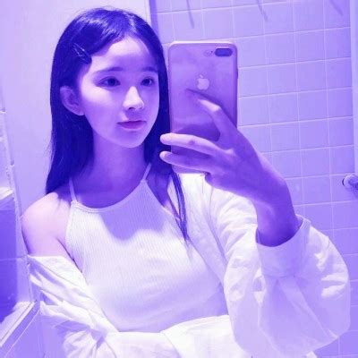 qq头像紫色非主流