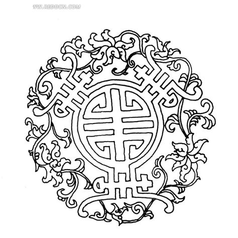 卷草纹图案的寓意图片 卷草纹图案的寓意图片