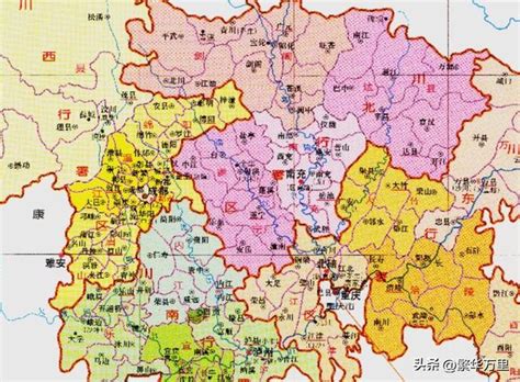 四川省绵阳市3区1市面积排行，现有区域建成图，地理位置介绍