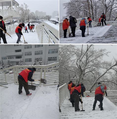我县组织开展“扫雪除冰我先行”志愿服务活动