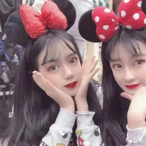 闺蜜头像女生甜美女图片