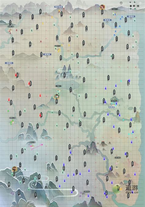 江湖悠悠新版本九州大地图分享 - 手游攻略 - 教程之家