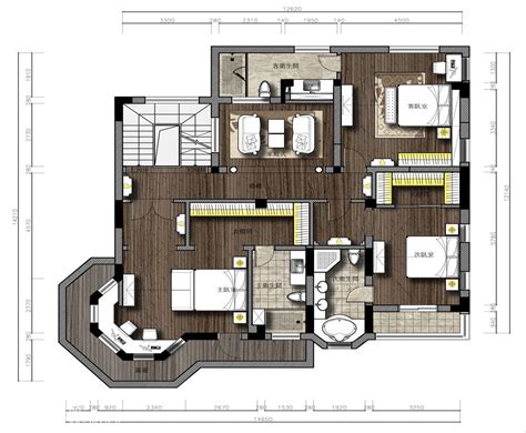 16x9米二层每层独立户型漂亮小别墅设计图 - 二层别墅设计图 - 轩鼎别墅图纸