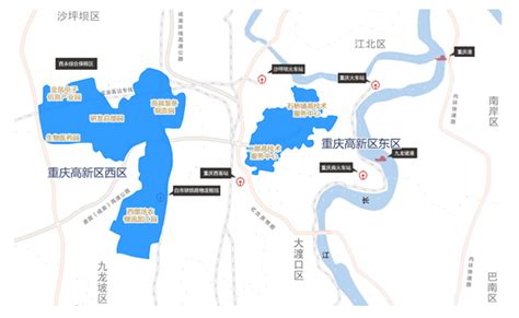 重庆高新区范围地图,重庆高新区范围示意图,重庆高新区_大山谷图库