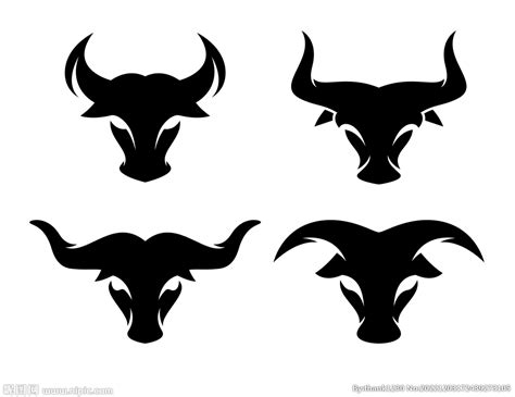 牛头标志矢量图标设计图__广告设计_广告设计_设计图库_昵图网nipic.com