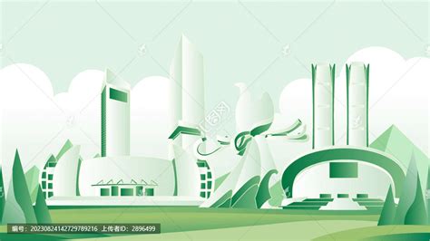 菏泽绿色旅游城市插画,建筑园林,设计素材,设计模板,汇图网www.huitu.com
