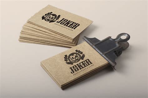 「JOKER」德州扑克博弈美式餐厅品牌logo設計方案|平面|品牌|Benny班尼 - 原创作品 - 站酷 (ZCOOL)