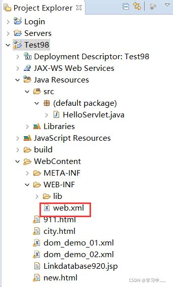 WEB_INF下没有web.xml解决方法_web-inf下面的web.xml没有编译进去-CSDN博客