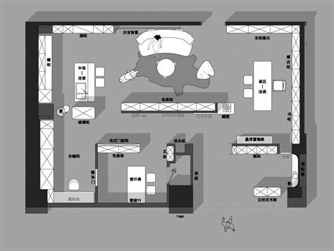 现代极简全屋定制展厅 - 效果图交流区-建E室内设计网