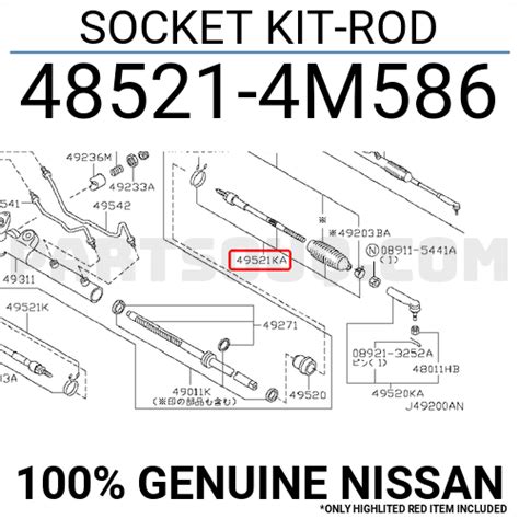 SOCKET KIT-ROD 485214M586 | Nissan Parts | PartSouq