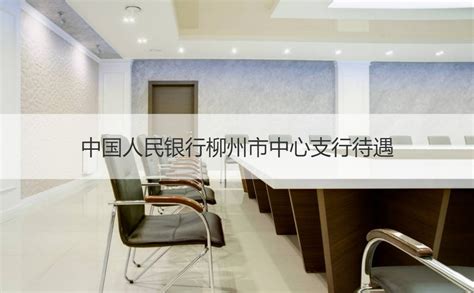 中国人民银行柳州市中心支行待遇 银行招聘条件【桂聘】