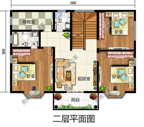120平米房子设计图,房屋图,二层半农村房屋图_大山谷图库