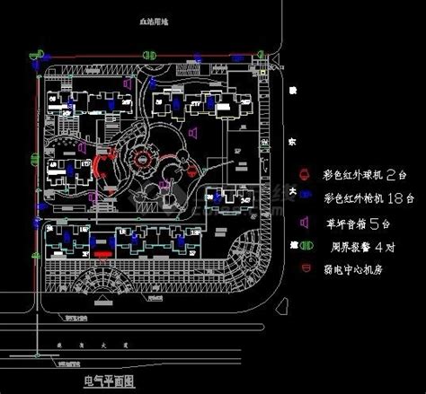上海金山小区规划平面CAD_住宅小区_土木在线