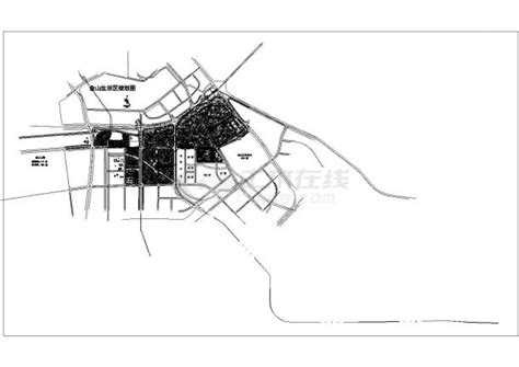 某地金山小区园林景观设计规划平面图_住宅小区_土木在线
