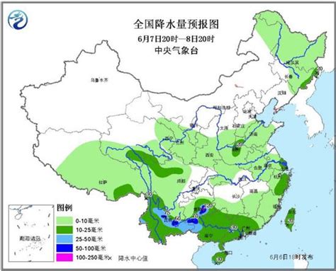 9省市部分地区有大到暴雨 全国天气降水量预报图-闽南网