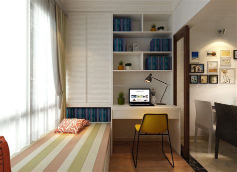 书房带床装修效果图 拥有卧室书房一体化 - 装修保障网
