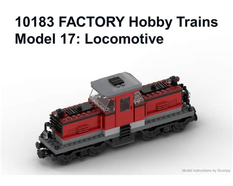 LEGO MOC-30595 10183 Model 17: Locomotive (Factory 2019) | Rebrickable ...