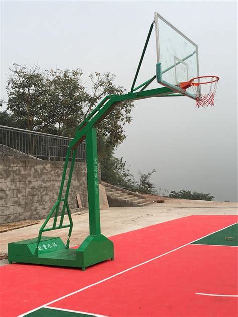 成人标准篮球框架中小学可移动仿液压篮球架体育场馆家用篮球架-阿里巴巴