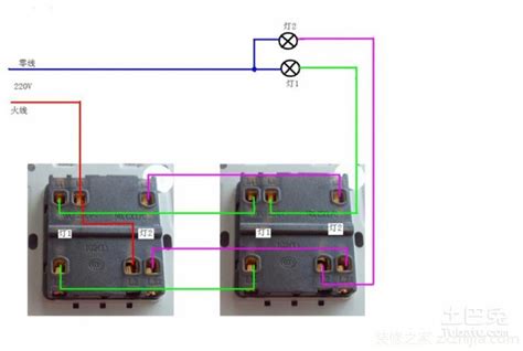 各种双控开关的接线方法，附单联双控与双联双控及三联双控的接线图_电路图