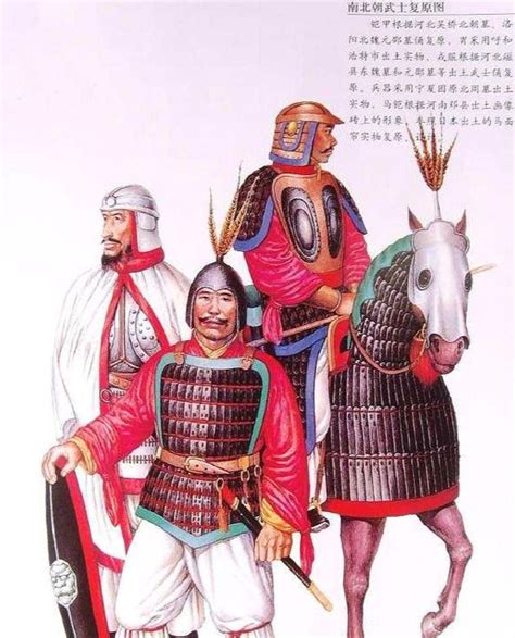 中国古代几款经典盔甲示意图