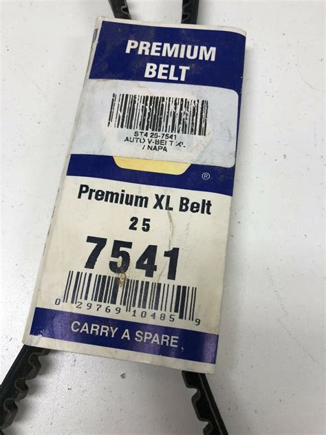 Napa Premium XL V-belt, 25-7541 - Belts, Pulleys, & Brackets