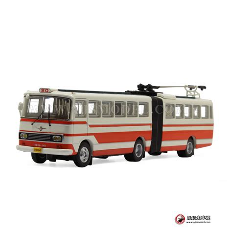 上海客车SK561G_1:76_【公交巴士汽车模型】_红色_跃纪生汽车模型大世界