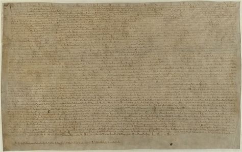Original 1215 Magna Carta at the British Library - Beautiful England Photos