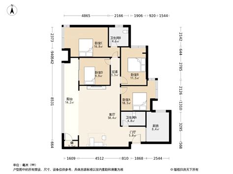 金科天元道装修效果图,130㎡户型现代简约设计案例_天古装饰设计师T-站酷ZCOOL