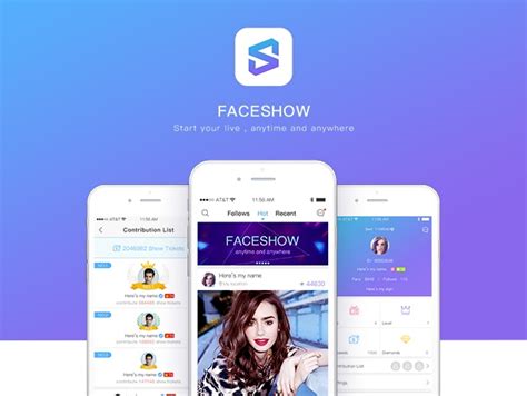 FACESHOW-App Design_xLong1029-站酷ZCOOL