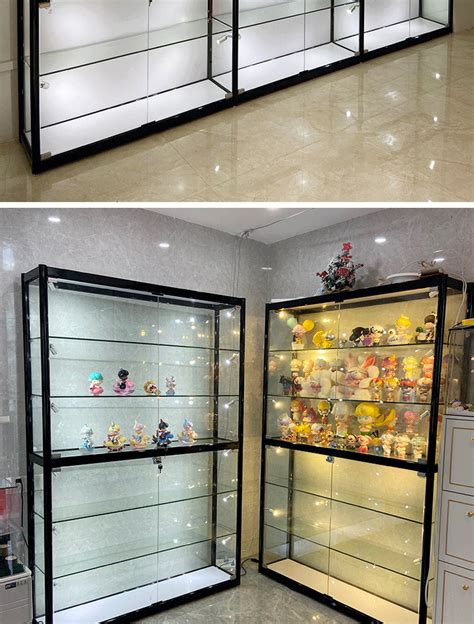 手办展示柜模型玩具透明玻璃亚克力展柜高达乐高家用收纳柜礼品柜-阿里巴巴