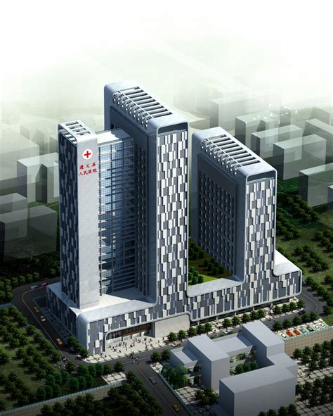 现代医院表现 - 效果图交流区-建E室内设计网