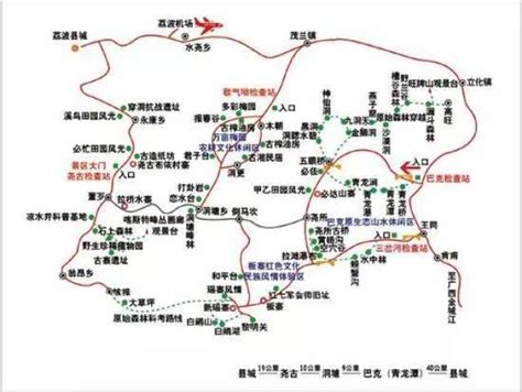 茂兰旅游地图图片