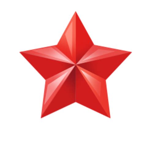 红色的五角星图标PNG免费下载 - 图星人