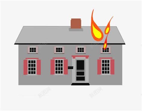 房子着火了png图片免费下载-素材7NJPkkUej-新图网