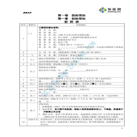 湖南装修招标文件实例_土木在线