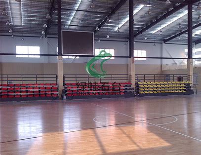 荆州江北监狱体育馆活动看台-绿蛙体育设施