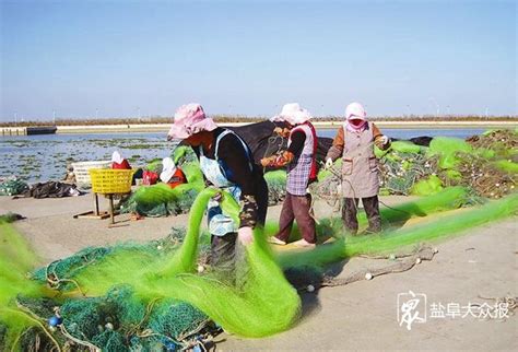 江苏盐城：渔网织出致富路-人民图片网